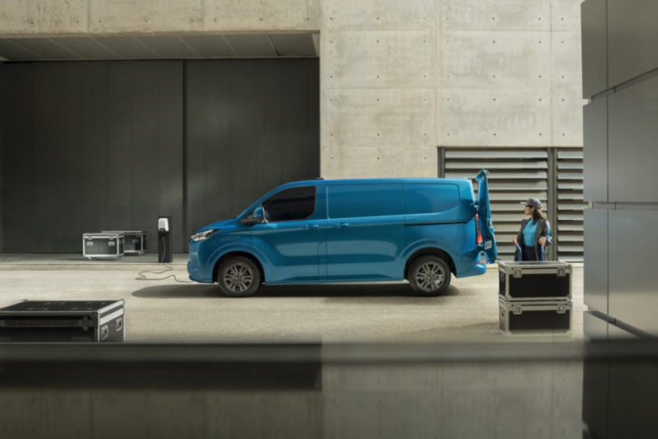 ford pro reveals all-new, all-electric e-transit custom