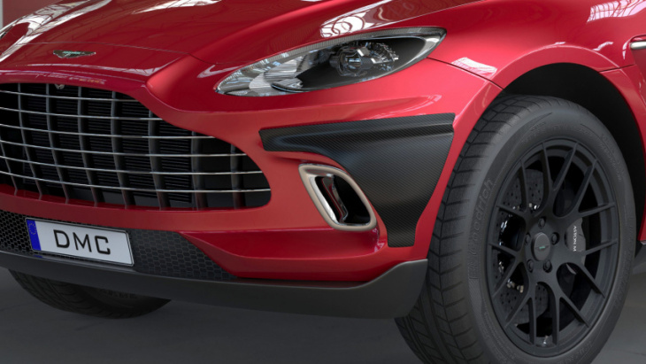 this is an 800bhp aston dbx with sideburns