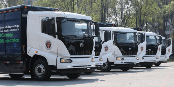 byd supplies grupo modelo with e-trucks in mexico