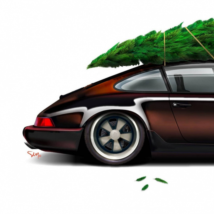 perfect digital gift literally puts the porsche 911 under a merry christmas tree
