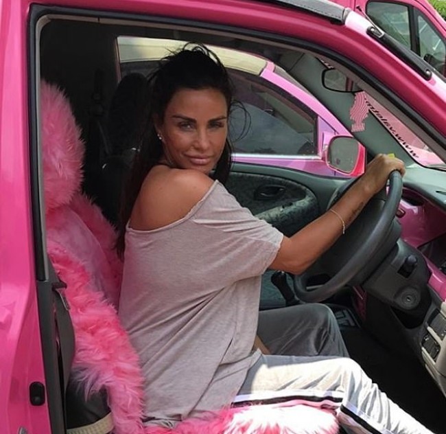 katie price, one of the worst celebrity drivers ever, avoids jail after rolling bmw