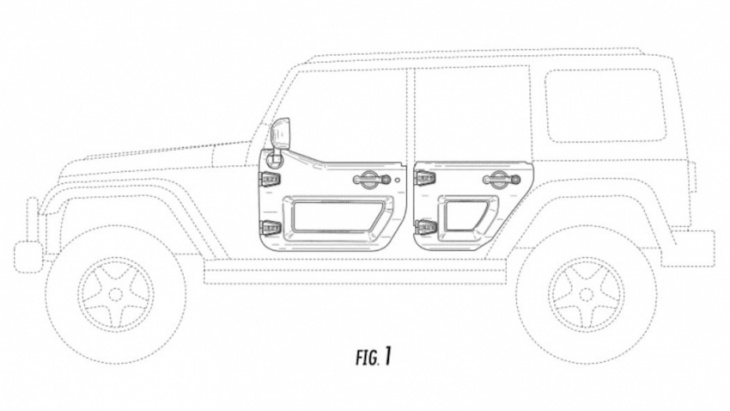 jeep patent suggests ‘donut’ doors could be actual thing for wrangler