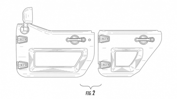 jeep patent suggests ‘donut’ doors could be actual thing for wrangler