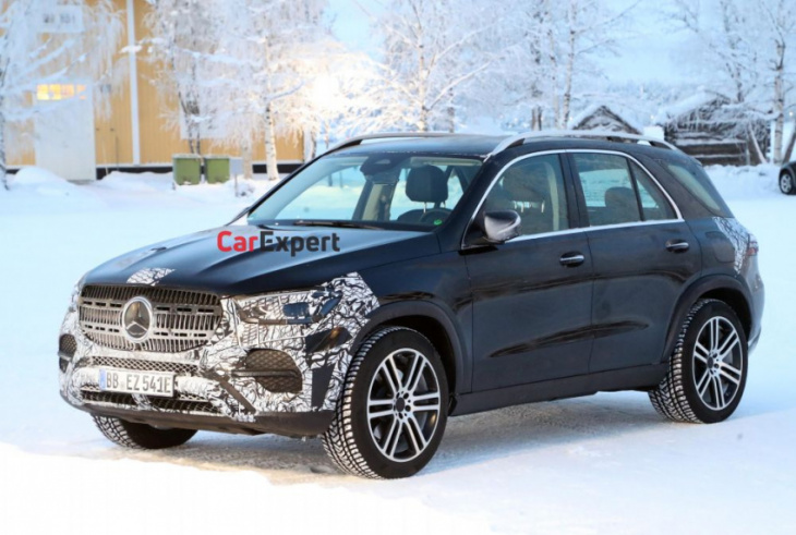 2023 mercedes-benz gle facelift spied inside and out