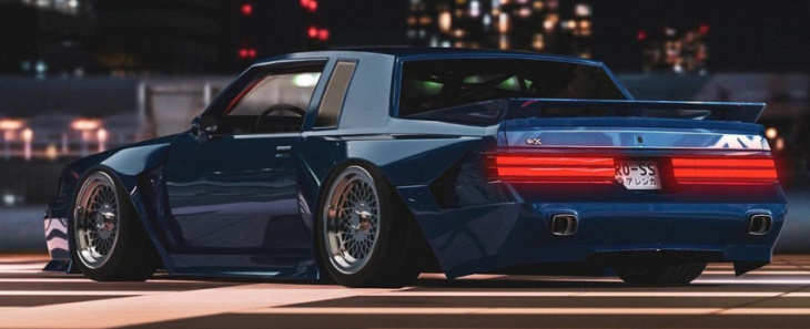 buick gnx widebody is like a slammed cgi antihero looking for total redemption