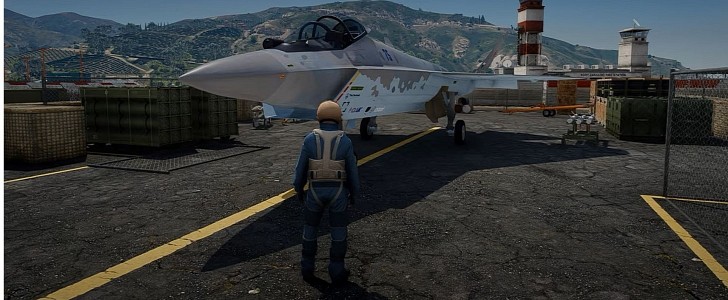 gta online: modder adds brand new russian fighter jet, dukes it out with u.s. navy ships