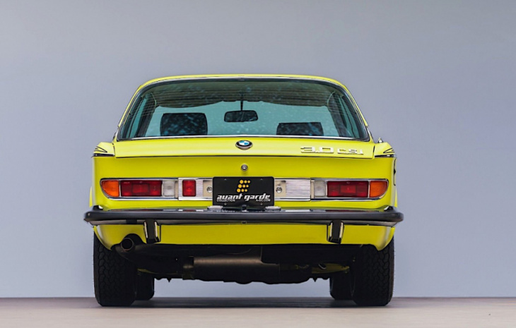 1973 bmw e9 shines in rare golf yellow as a true euro gem on american soil