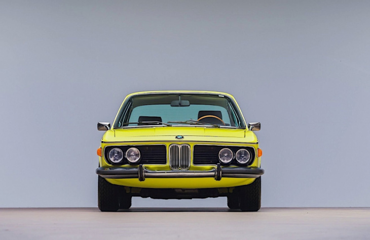 1973 bmw e9 shines in rare golf yellow as a true euro gem on american soil