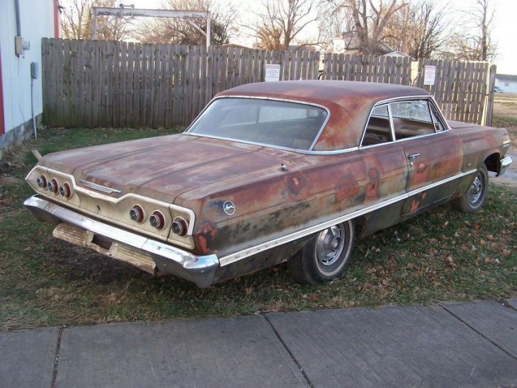 this rough 1963 chevrolet impala proves hope is the last thing ever lost