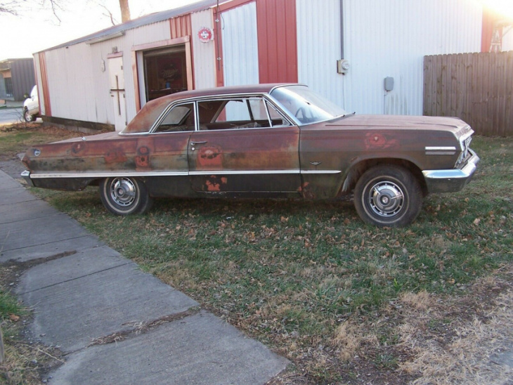 this rough 1963 chevrolet impala proves hope is the last thing ever lost