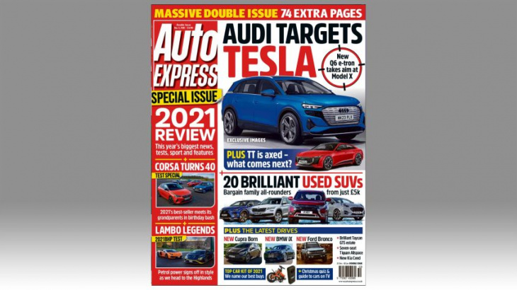 auto express double issue: latest on audi q6 e-tron and cupra born driven