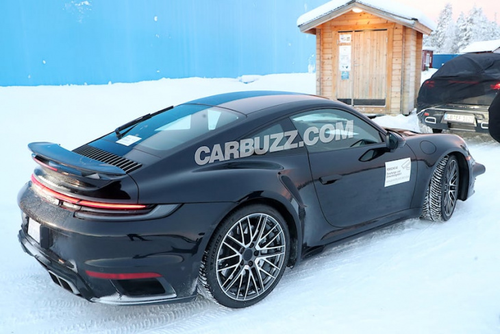 spied! first look at the new porsche 911 turbo facelift