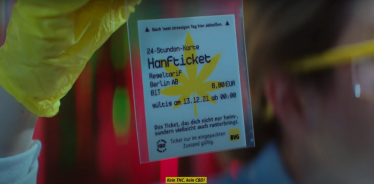 in genius move, berlin public transit company introduces edible hemp tickets