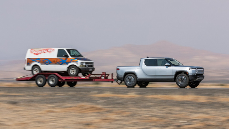 how far can you tow with an electric truck?