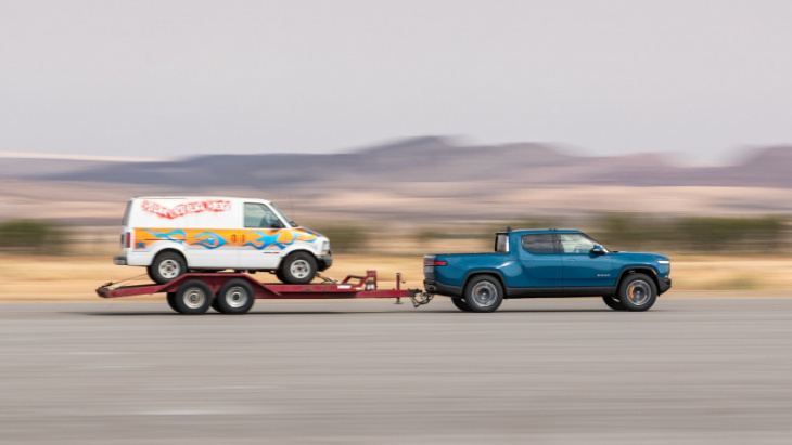 how far can you tow with an electric truck?