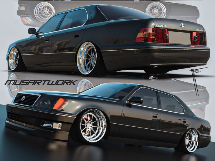 late 1990s lexus ls still looks like an undercover s-class even when vip-styled