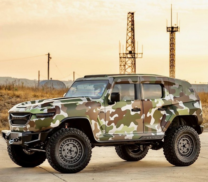 rezvani's luxury armored “tanks” come in fancy military edition togs, even the 6x6s