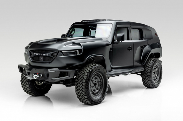 rezvani's luxury armored “tanks” come in fancy military edition togs, even the 6x6s