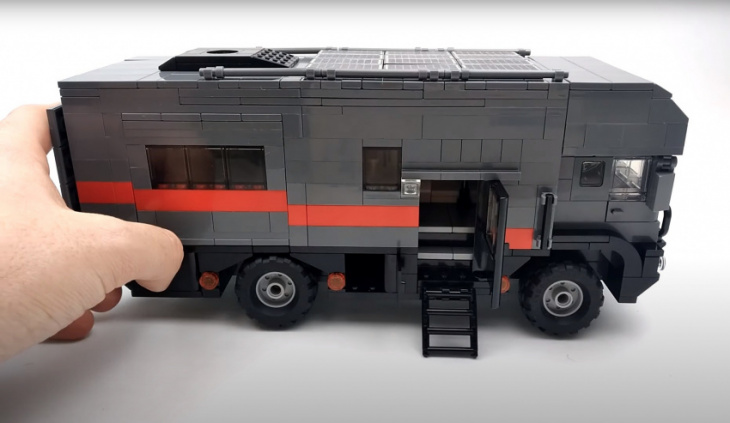 custom-made 4x4 expedition camper truck is the perfect lego motorhome for your mini-figs