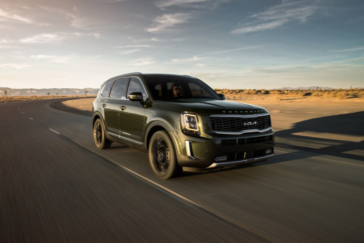 kia's outstanding telluride is edmunds top rated suv for 2022