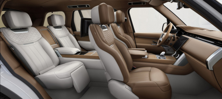 the luxurious new range rover sv will offer 1.6 million combinations including ceramic accents and fancy wood trim