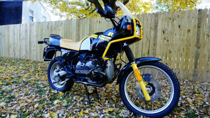 well-preserved 1991 bmw r 100 gs hankers for a serious off-road adventure