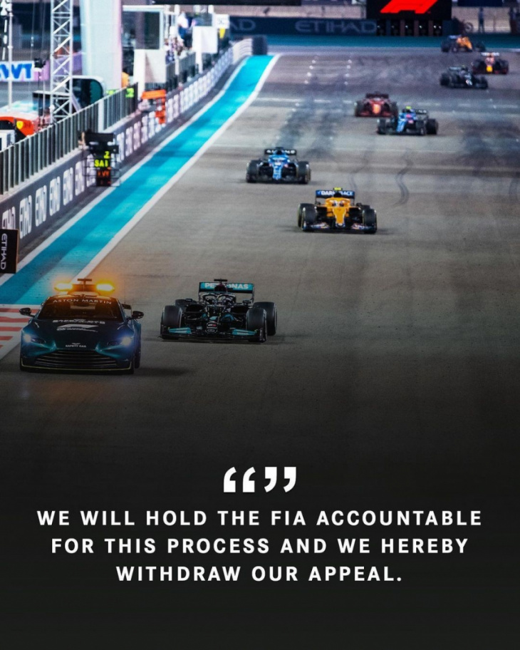 there are lessons to be learned from the last formula 1 race of 2021