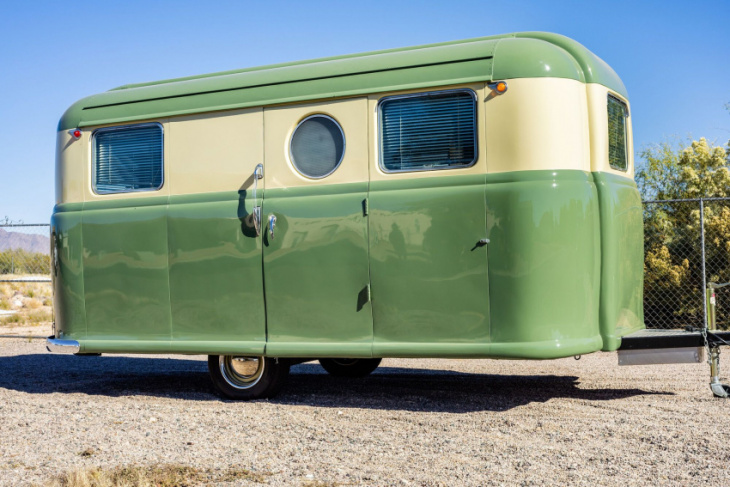 perfectly restored 1948 palace royale travel trailer is pure eye candy