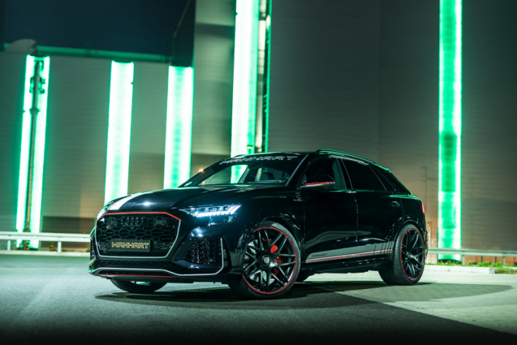 manhart gives the audi rs q8 818 hp for that proper super suv vibe