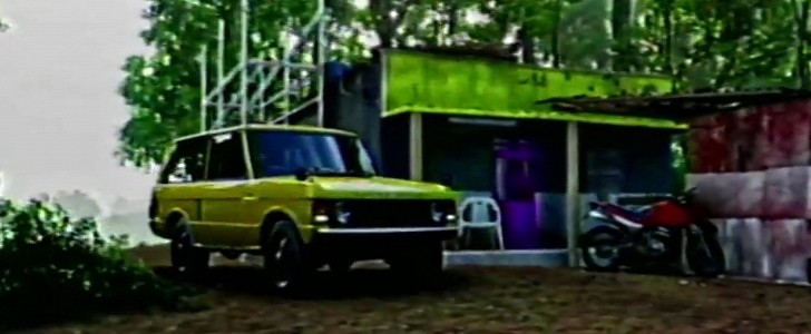 someone has recreated an old range rover commercial in forza horizon 5, pure genius
