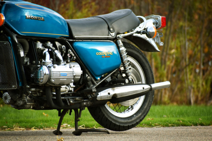 numbers-matching 1975 honda gl1000 gold wing looks exceedingly seductive
