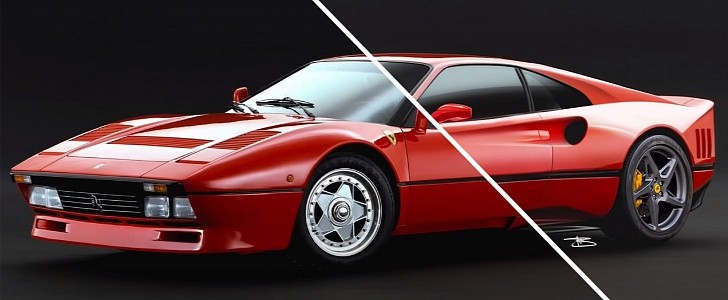 ferrari 288 gto modern redesign – should some things better be left alone?