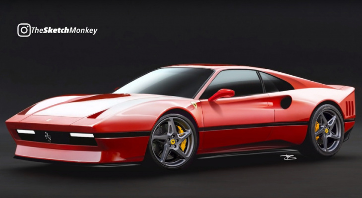 ferrari 288 gto modern redesign – should some things better be left alone?