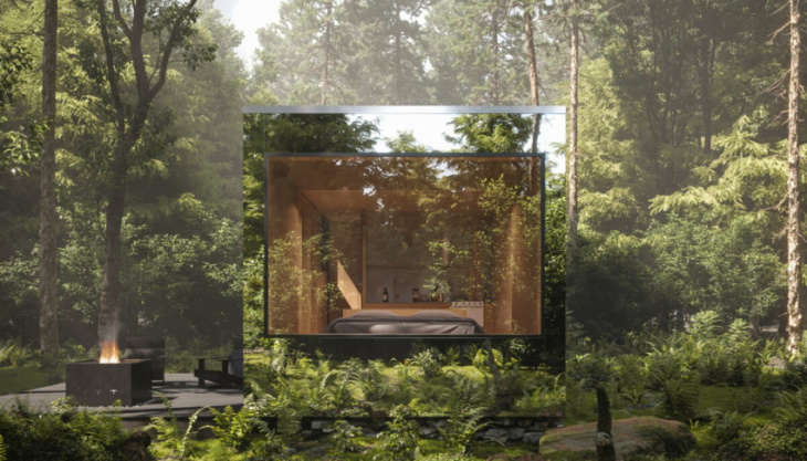 magical off-grid arcana cabins disappear into their surroundings like predator