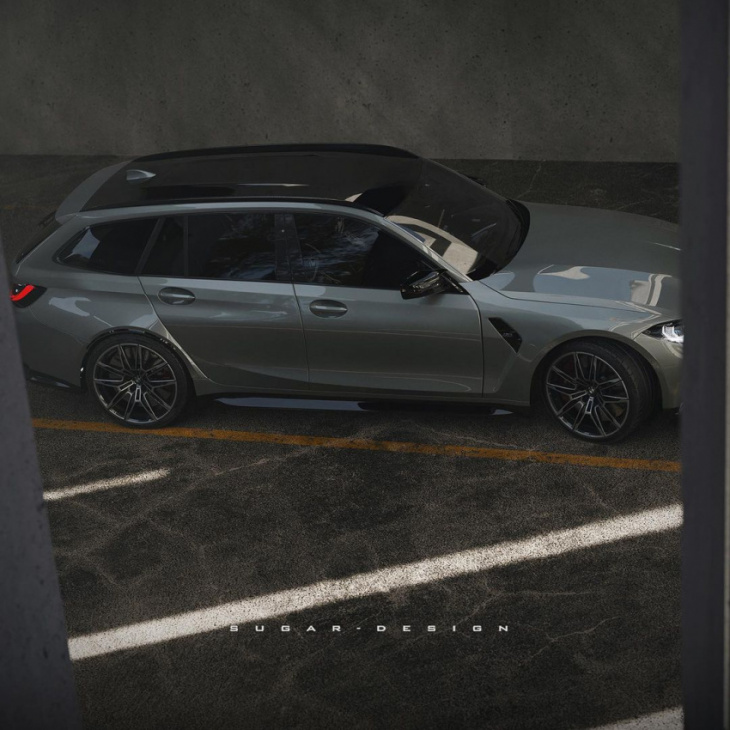 2023 bmw m3 touring rendering eases the wait until next year’s debut
