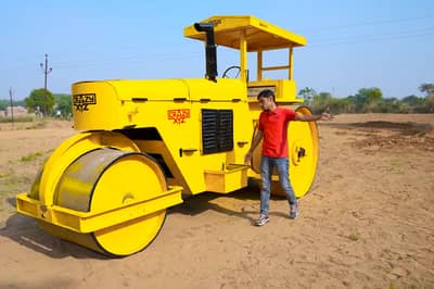 ever dreamt of owning a road roller? this guy explains the process