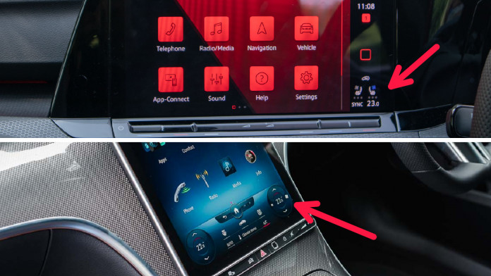 touchscreen/touch-sensitive controls: looks like progress but feels like opposite in reality