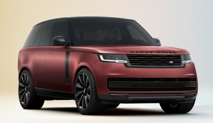 2023 range rover sv from special vehicle ops will have 1.6 million configurations