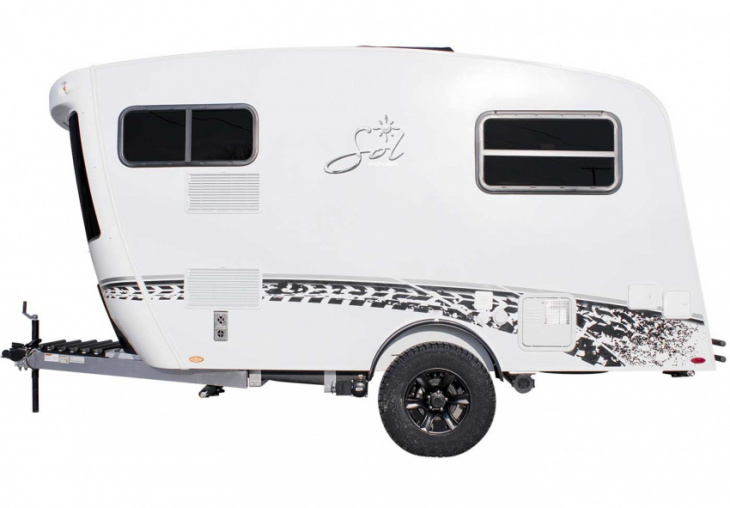 sol eclipse travel trailer boasts a quality build and well-defined interior