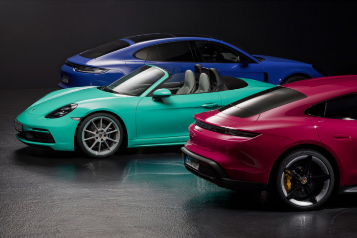 it takes porsche three to four years to approve new exterior colors for its cars