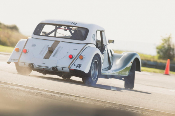 first drive: morgan plus four racer concept review