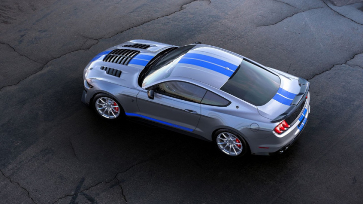 shelby celebrates 60th anniversary appropriately: with a 900-hp ford mustang gt500kr
