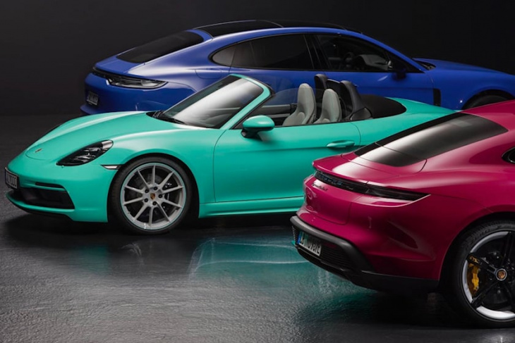 porsche spends four years designing new colors