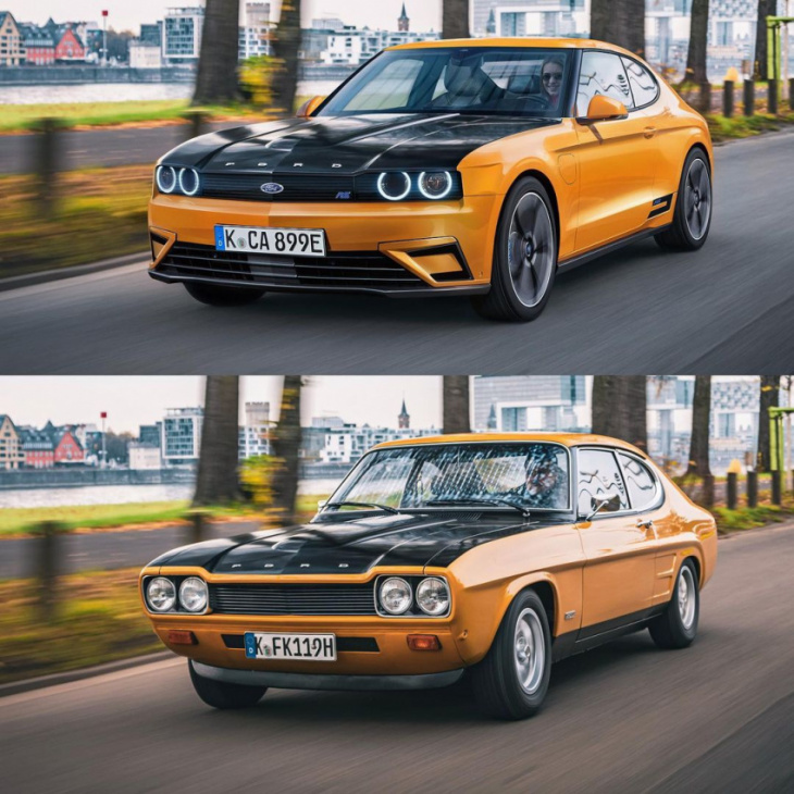 2022 ford capri rse reimagines original 1972 rs 2600 with sustainable punch