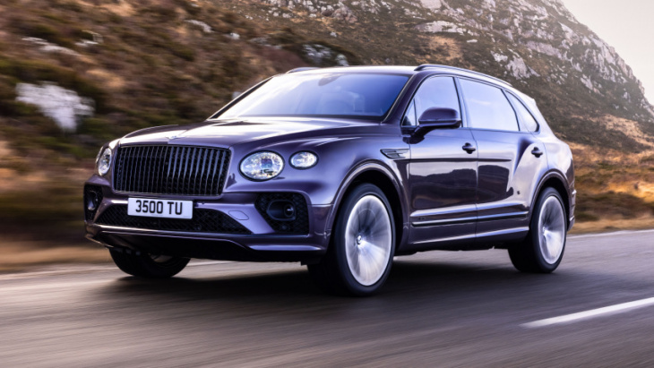the bentley bentayga has been stretch armstronged
