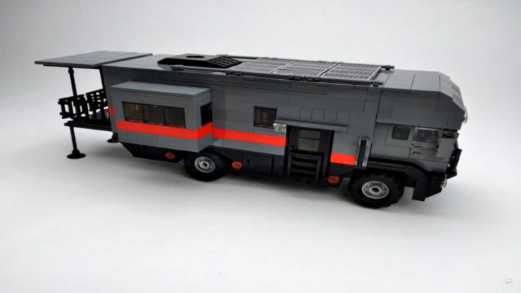 custom-built lego overlanding rv is a mini motorhome masterpiece