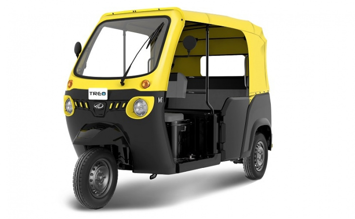 mahindra treo electric three-wheeler launched in maharashtra, priced at ₹ 2.09 lakh