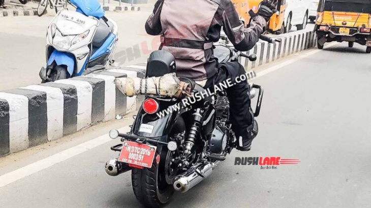 upcoming royal enfield super meteor 650 spotted in the wild, here’s what we know