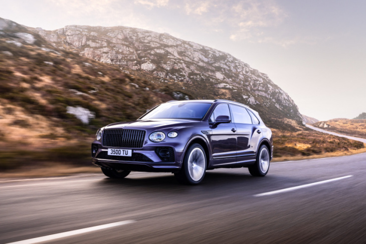 bentley's newest bentayga is a first-class suv for second-row passengers