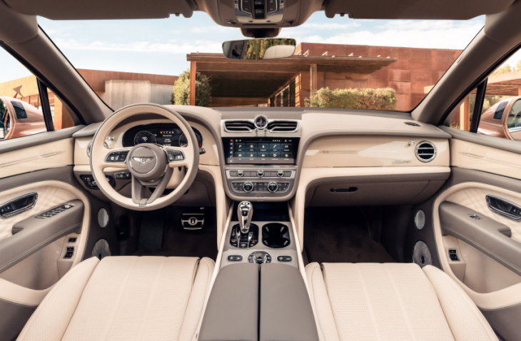 bentley's newest bentayga is a first-class suv for second-row passengers